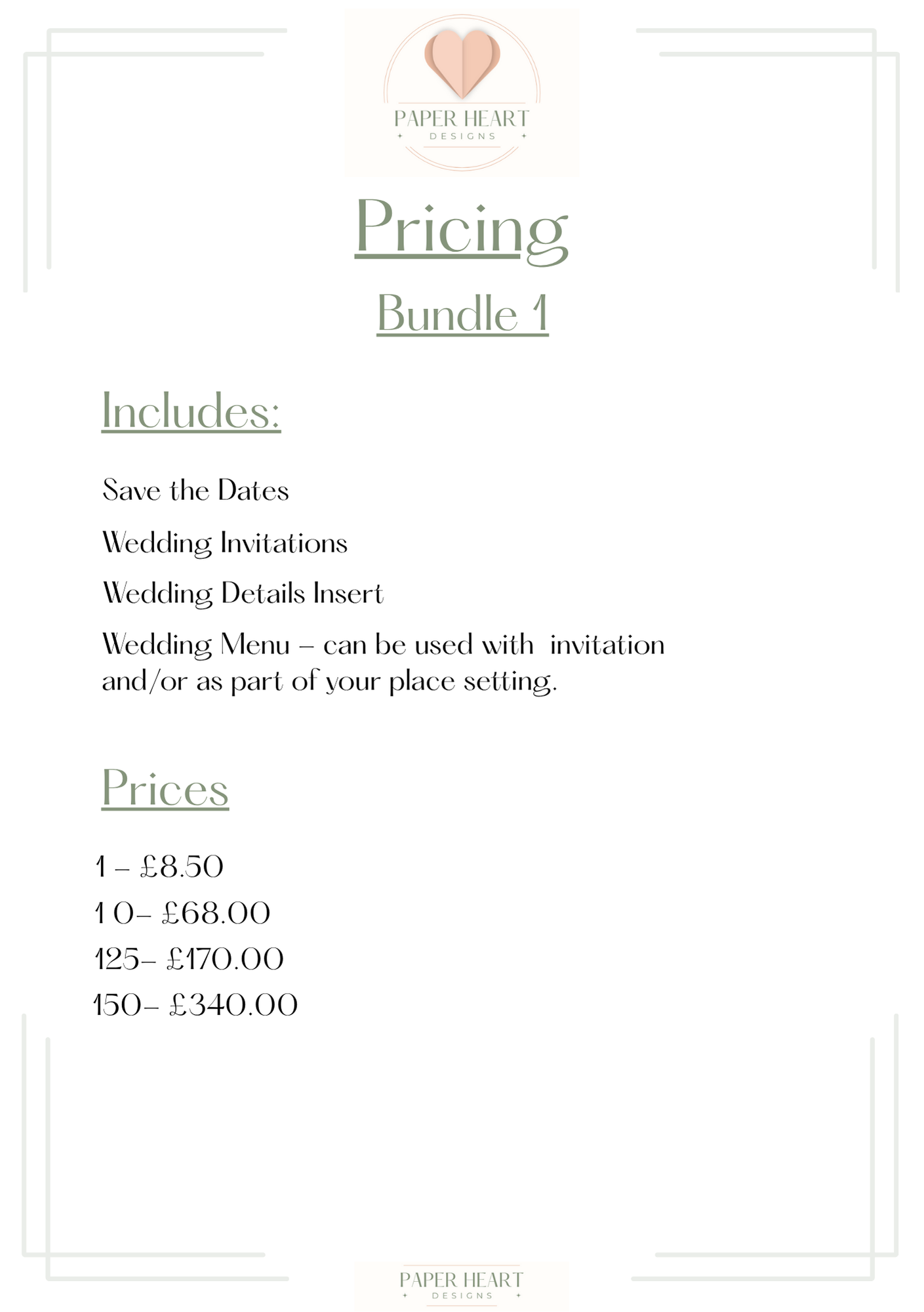 Price Lists