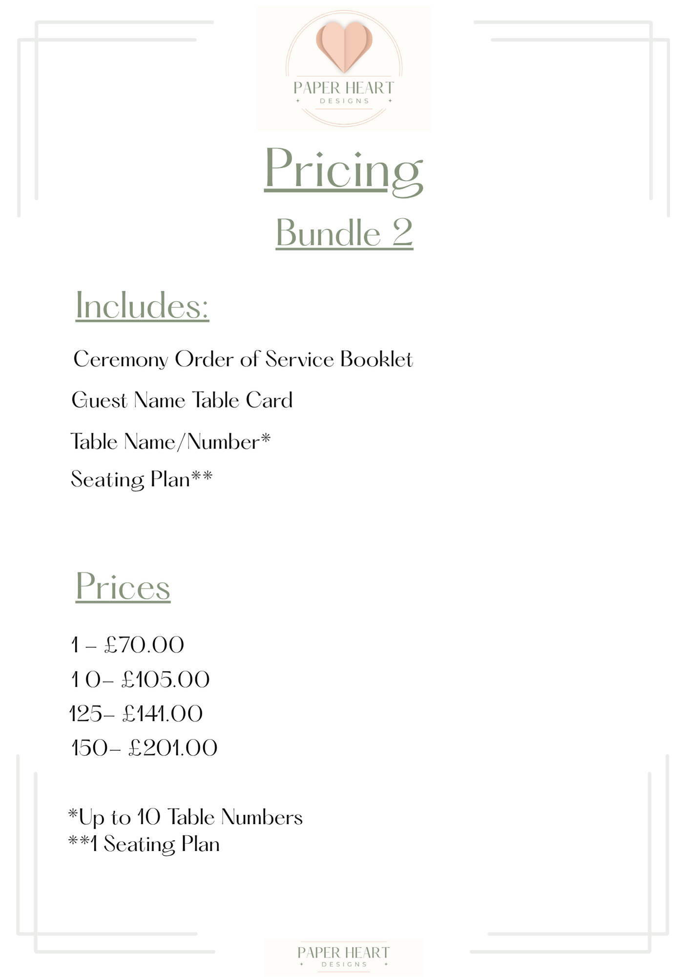 Price Lists