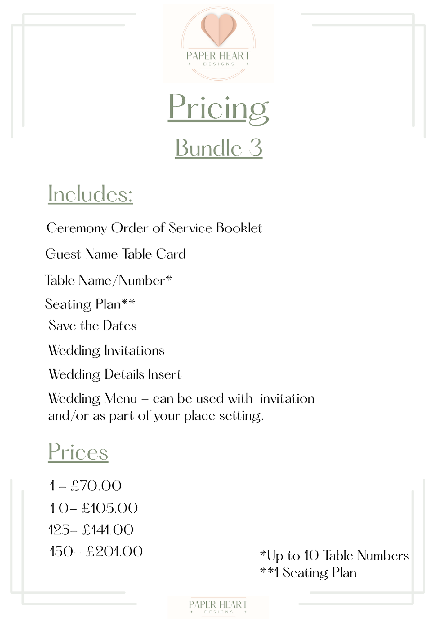 Price Lists
