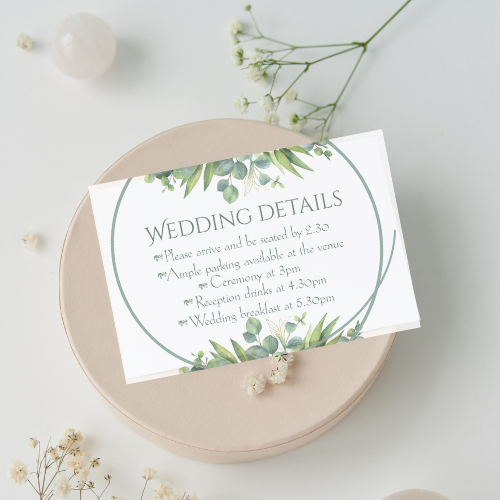 Eucalyptus Watercolour - Wedding Stationary Bundle 3