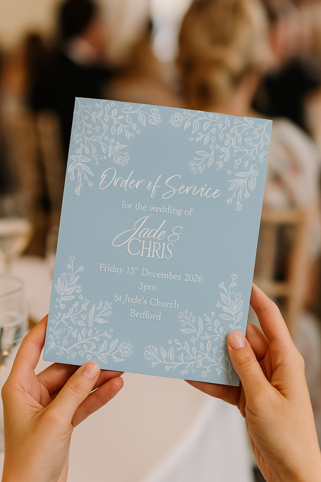Floral Duck Egg — Wedding Stationery Bundle 2