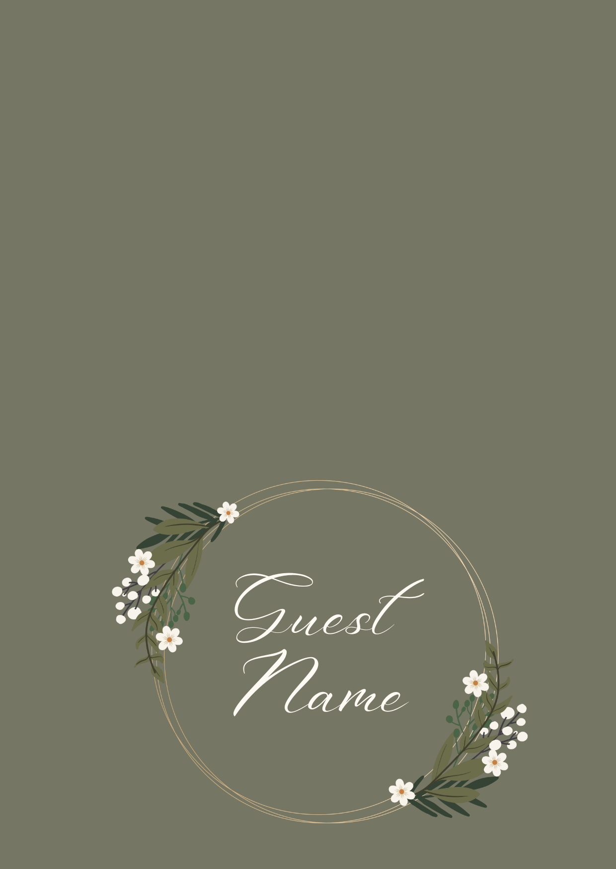 Dark Floral — Wedding Stationery Bundle 2