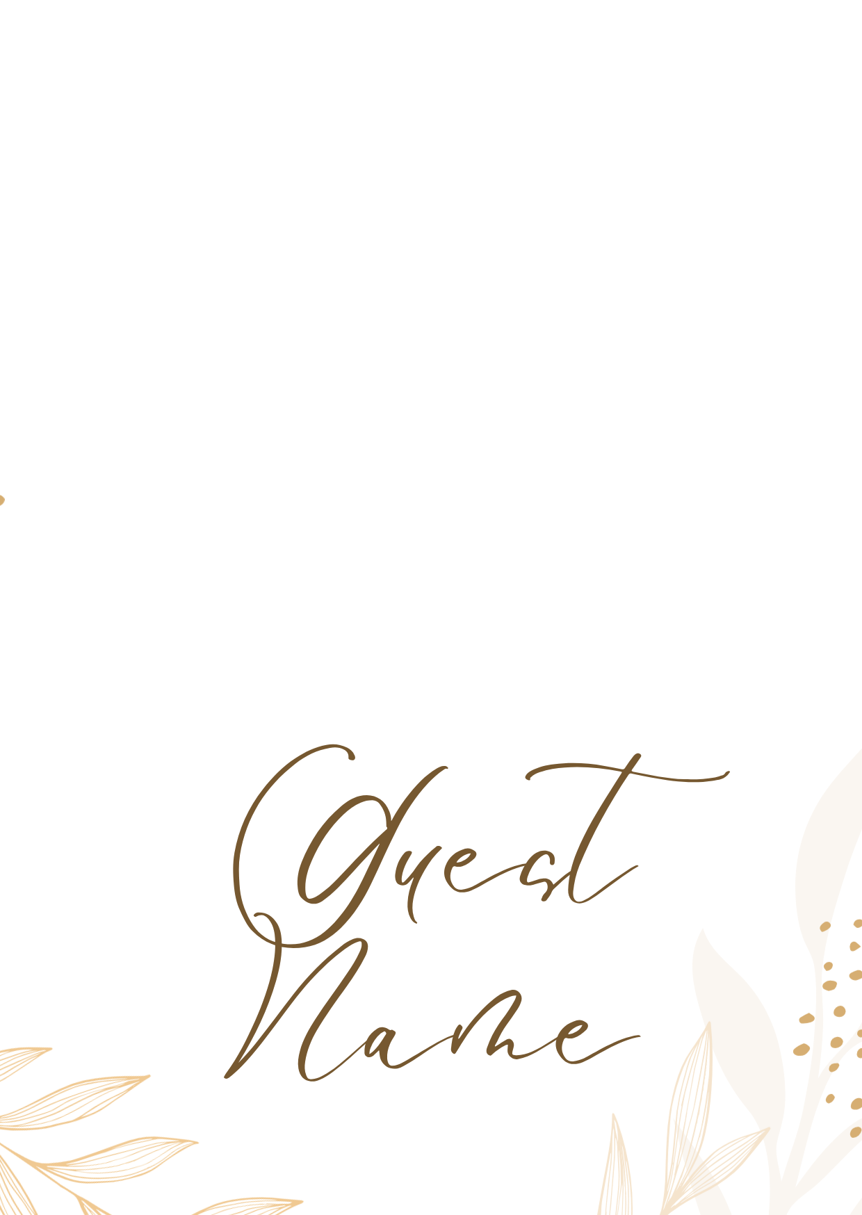 Pink and Gold Leaf — Wedding Stationery Bundle 2