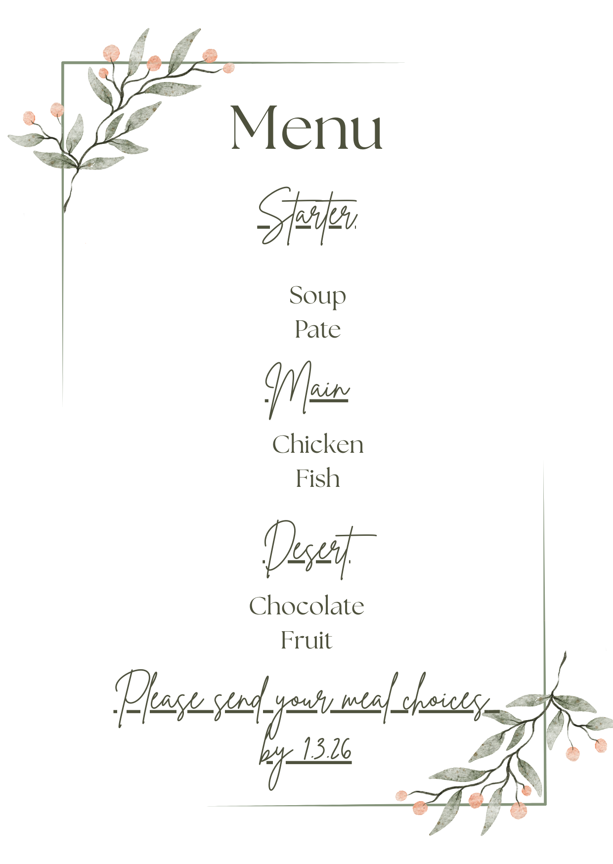 Frosted Berry – Wedding Stationery Bundle 1