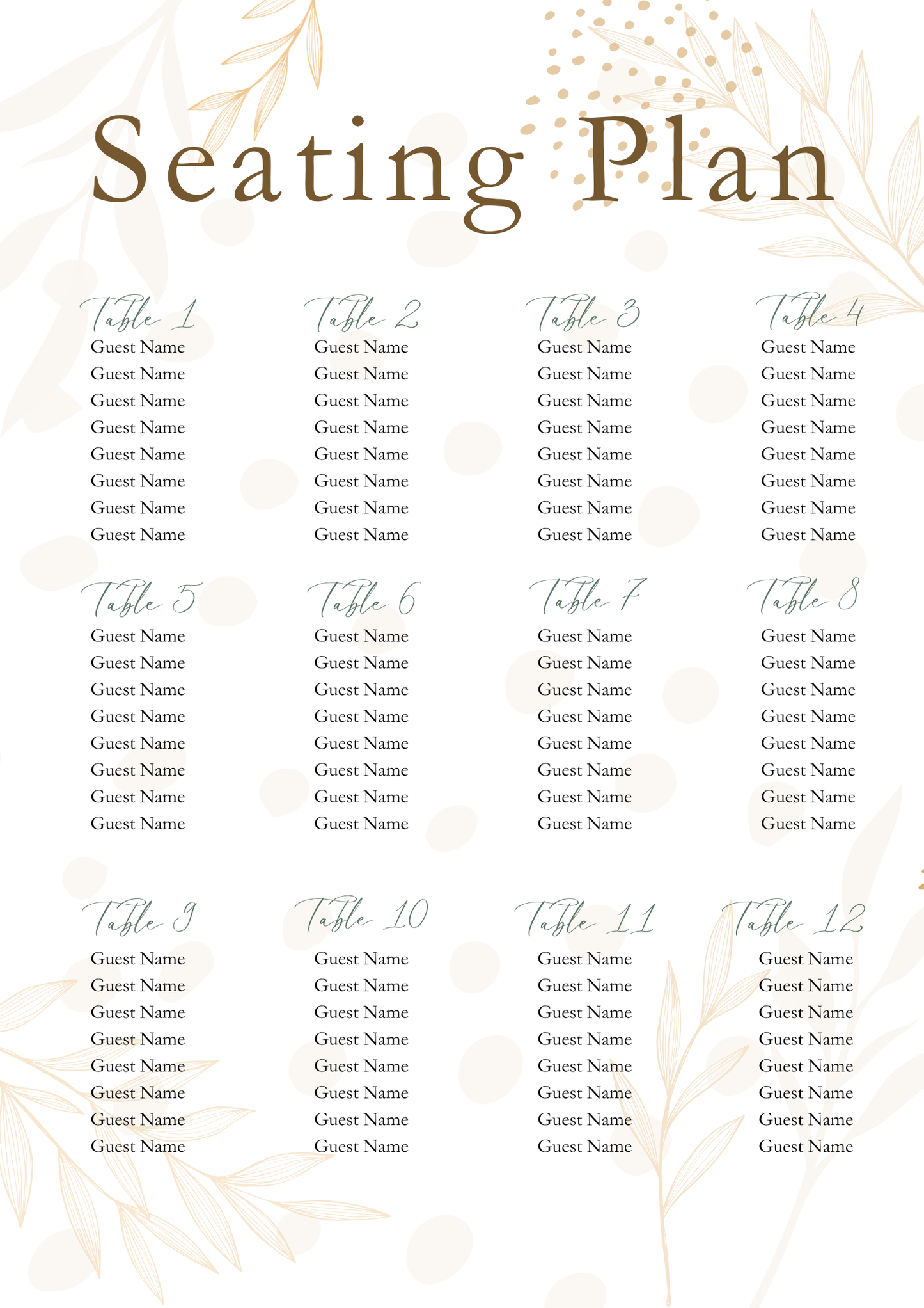 Pink and Gold Leaf — Wedding Stationery Bundle 2