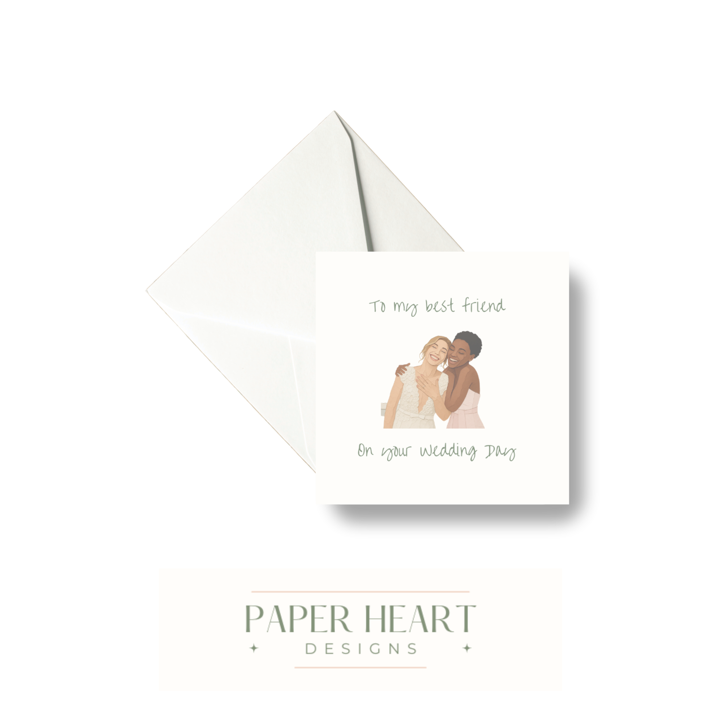 To My Best Friend on Your Wedding Day Card