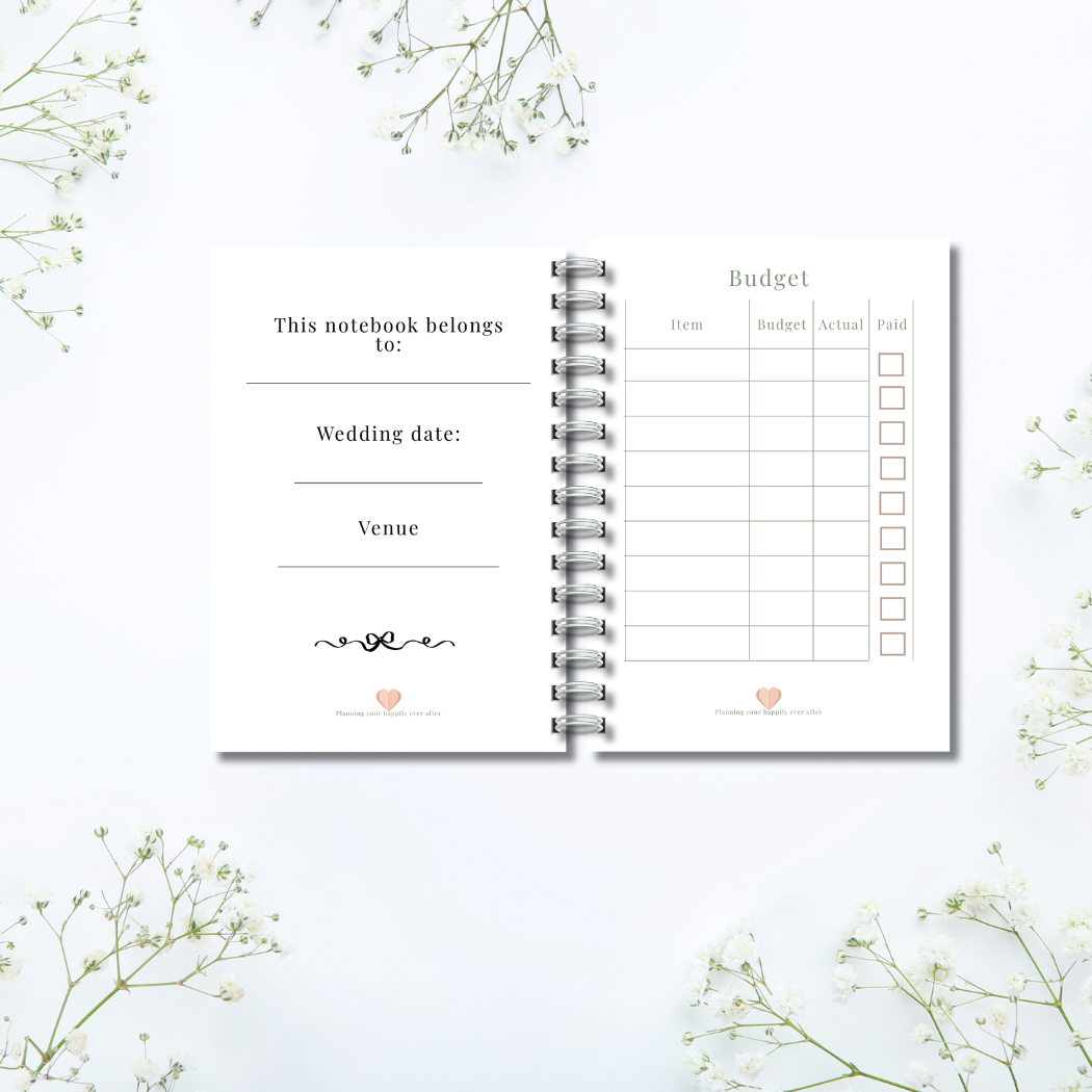Bride-to-Be Wedding Planner | Wedding Planning Organiser, Budget, Guest List, Suppliers & Seating Plan