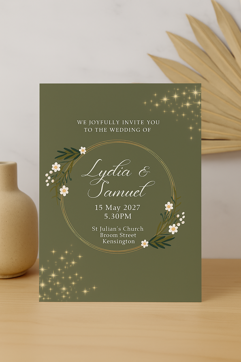 Dark Floral - Wedding Stationary Bundle 3
