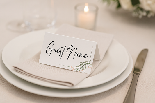 Frosted Berry – Wedding Guest Name Cards
