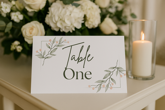 Frosted Berry – Table Numbers