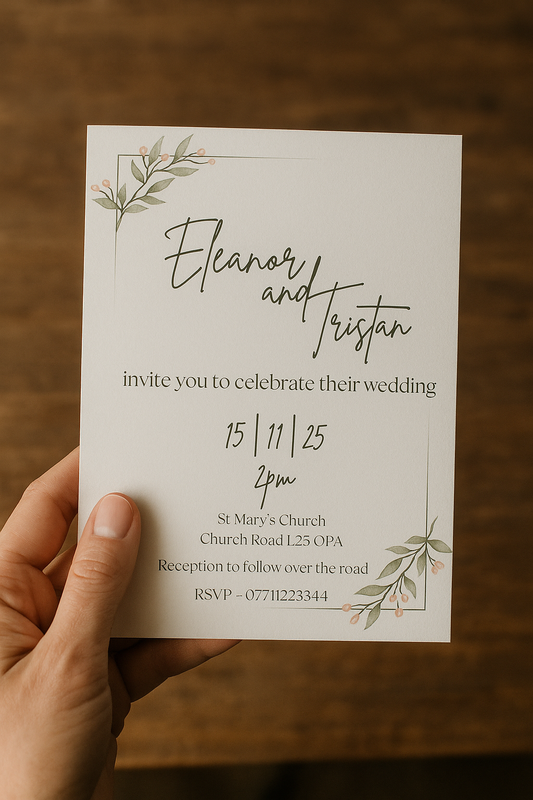 Frosted Berry – Wedding Invitation